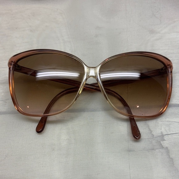 Accessories - Vintage Luxottica Avant Garde Brown Gradient Sunglasses